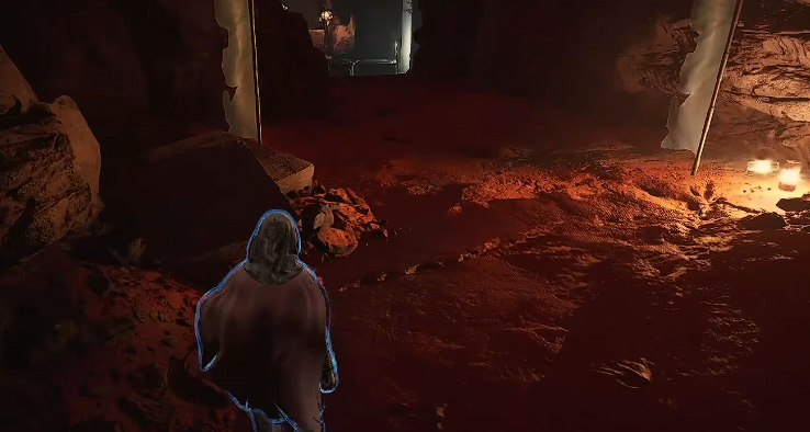 洞穴入口示意图