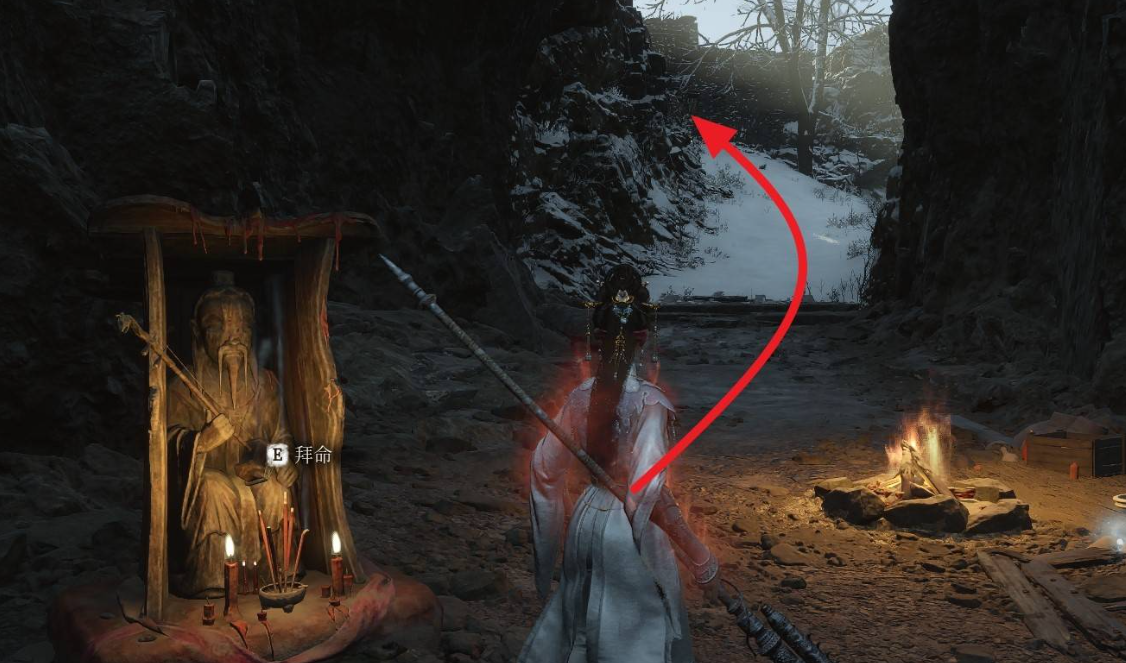 落雪小道神龛位置