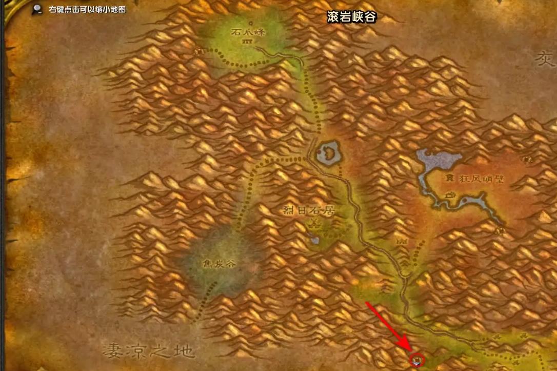 洞穴入口示意图