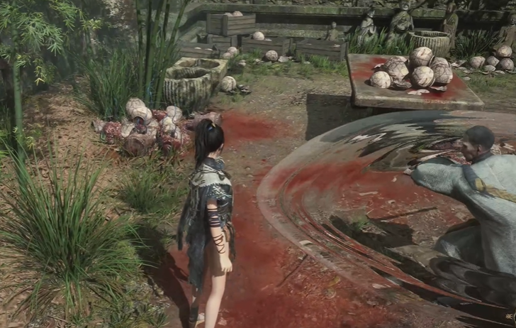 含光禅院神龛与院子