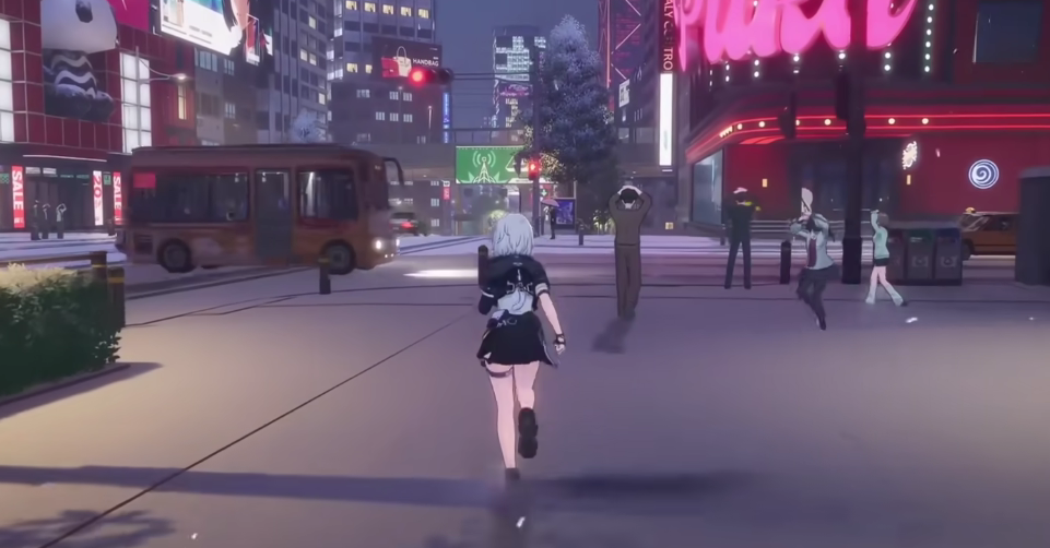 雪天场景示意图