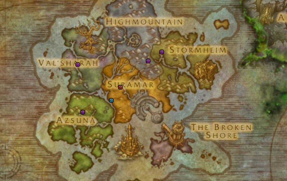 破碎群岛篝火分布