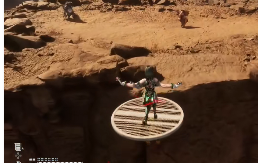 地形跨越示意图