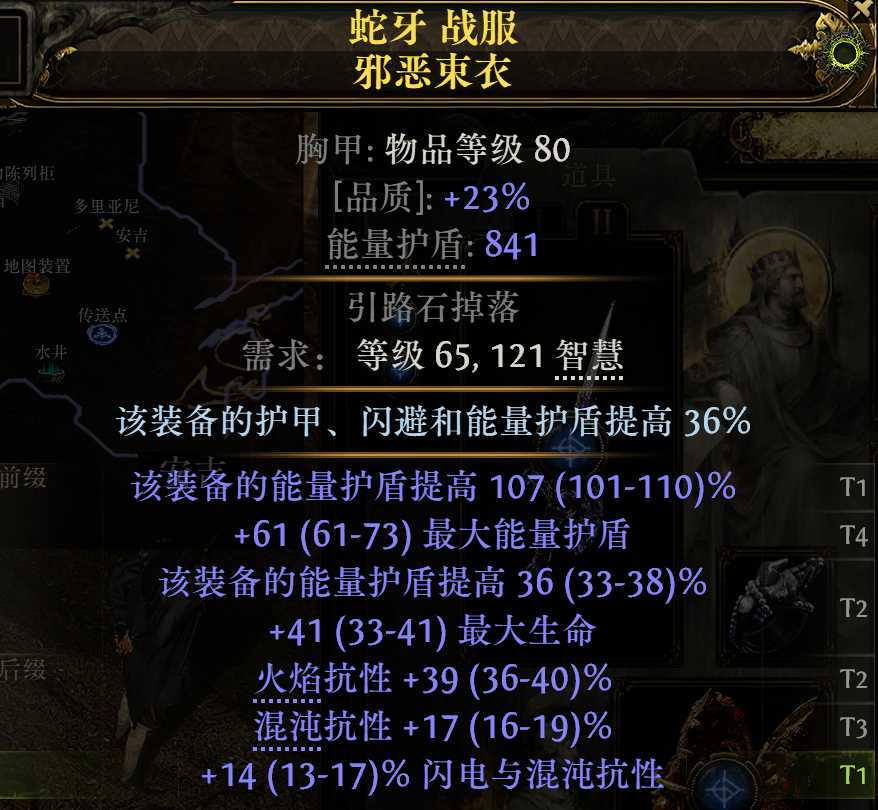 胸甲示例