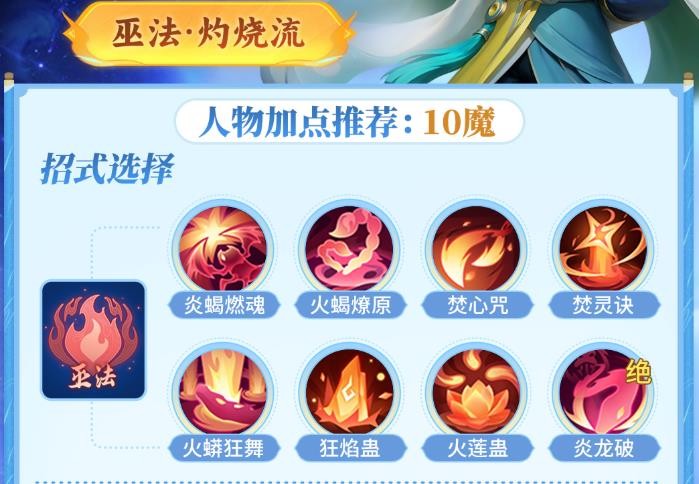 灼烧流技能搭配图1