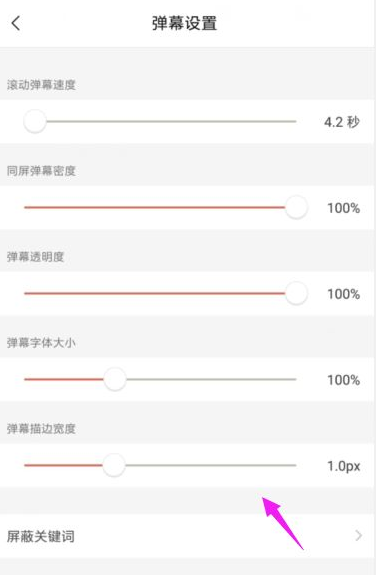 调整弹幕参数