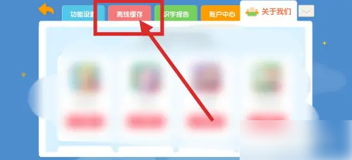 离线缓存选项
