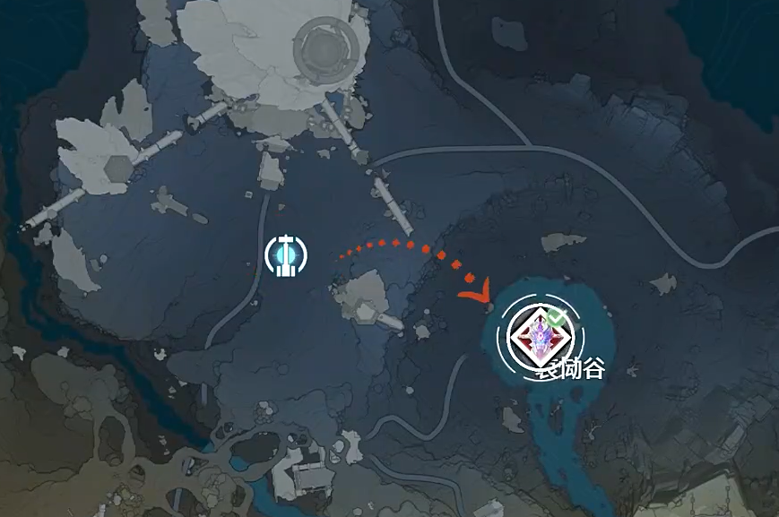 哀恸谷地图定位