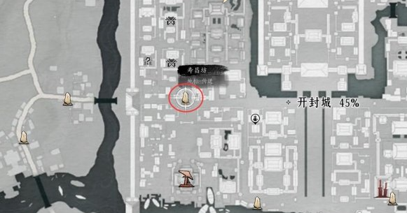 寿昌坊传送点示意图