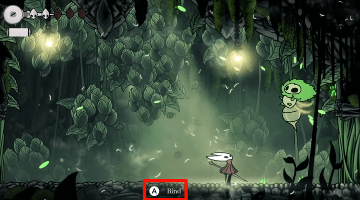 按住A束缚和治疗