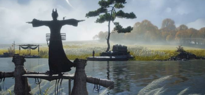 泾河渡位置一稻草人点位1