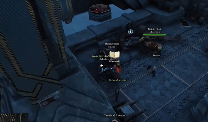 小纺车与线轴商人位置