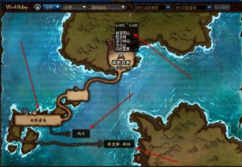 柯涅恩山和昆法特地图