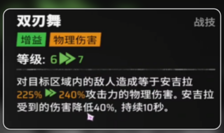 双刃舞技能