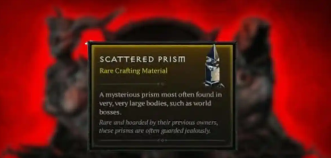 散落的棱镜物品