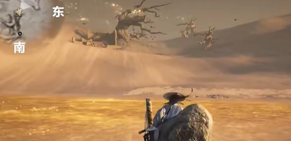 行进方向示意图