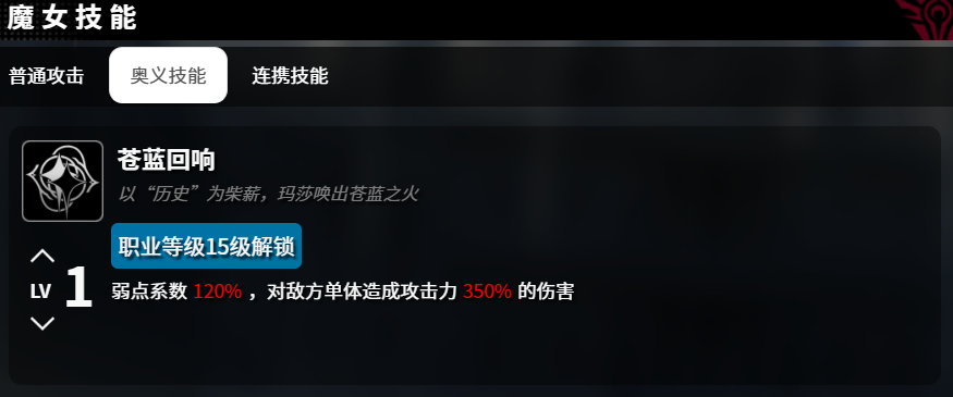 奥义技说明