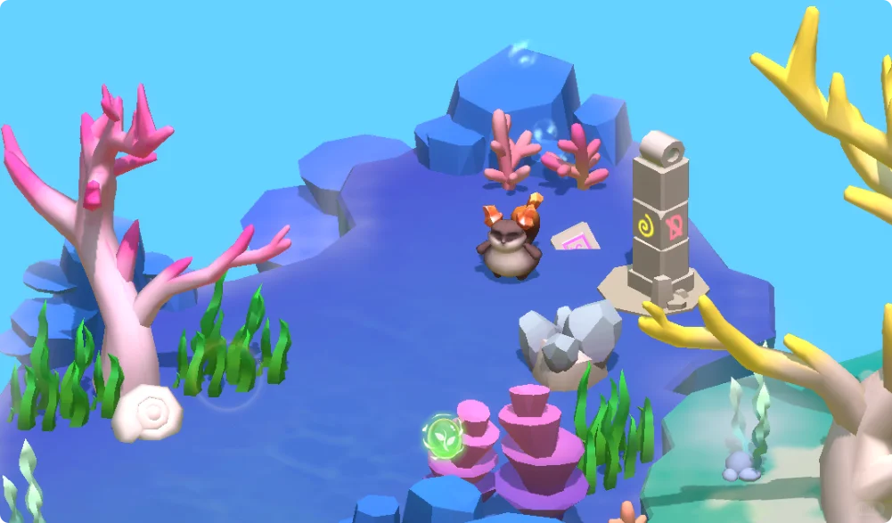 彩蛋5：旋转柱子