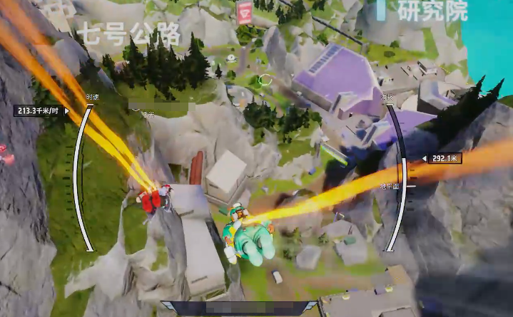 大逃杀模式地图示意图