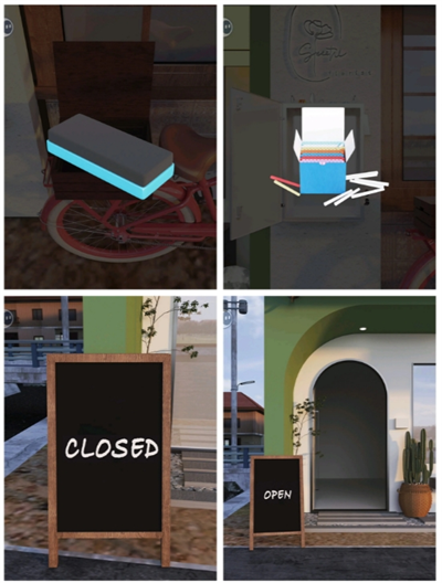 使用黑板擦和粉笔改动小黑板