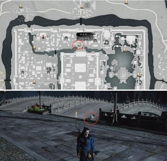 杂卖场任务点示意图