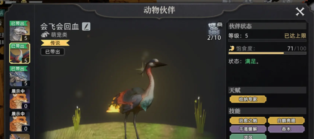 宠物培育界面