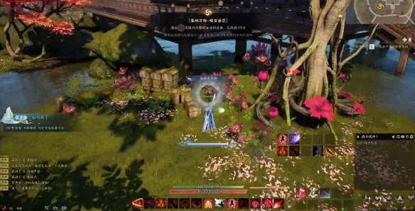 红花大树下灵体