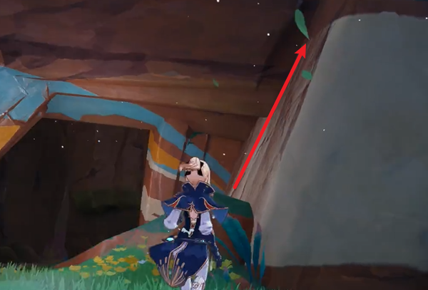 攀爬路径示意图