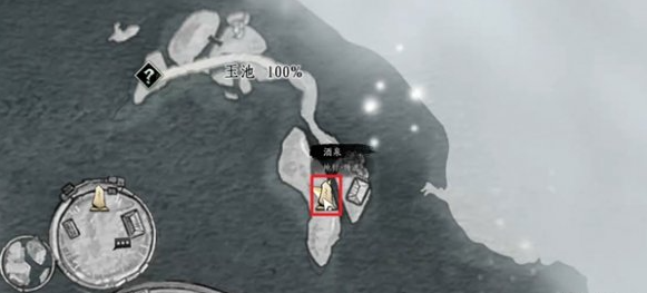 酒泉镇传送点示意图