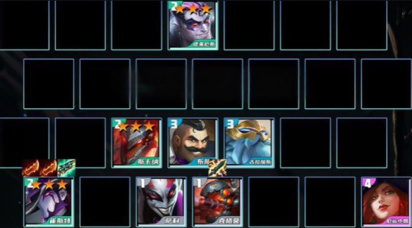 辛迪加卡牌阵容示意图