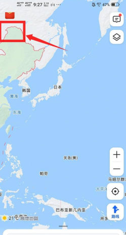 方向校准示意图