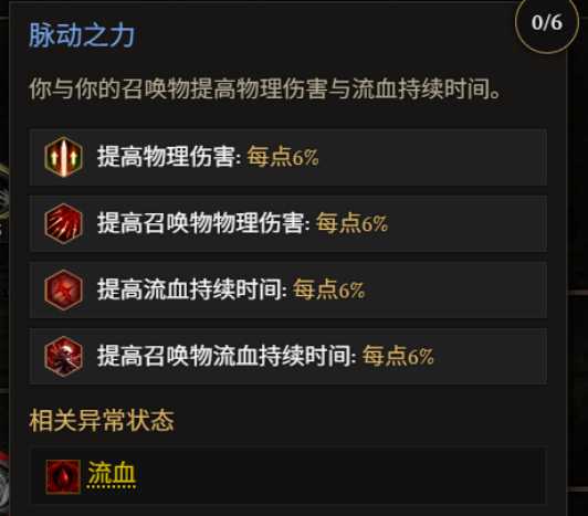 脉动之力技能图