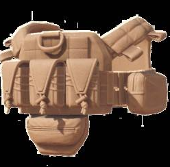 五级作战防弹衣图纸展示