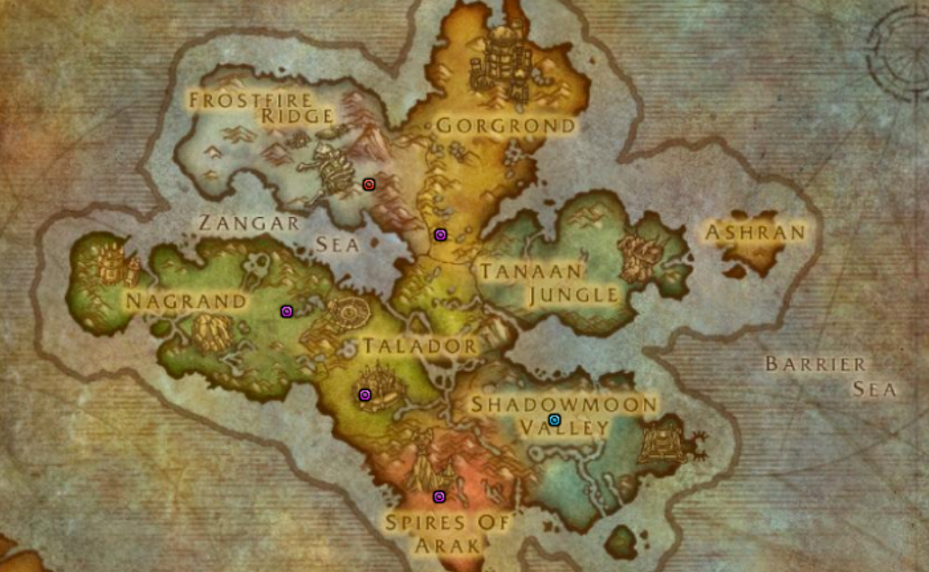 德拉诺篝火分布