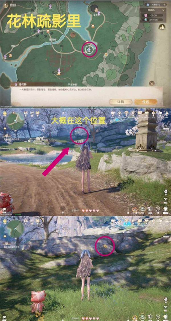 花林疏影里