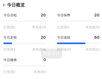 任务进度统计界面