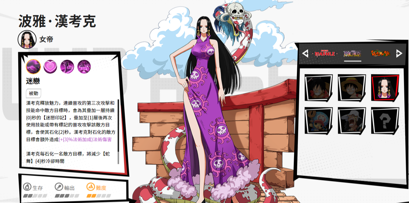 女帝角色定位示意图