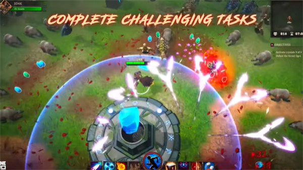 手柄支持界面示意图