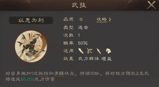 以患为利武技图标