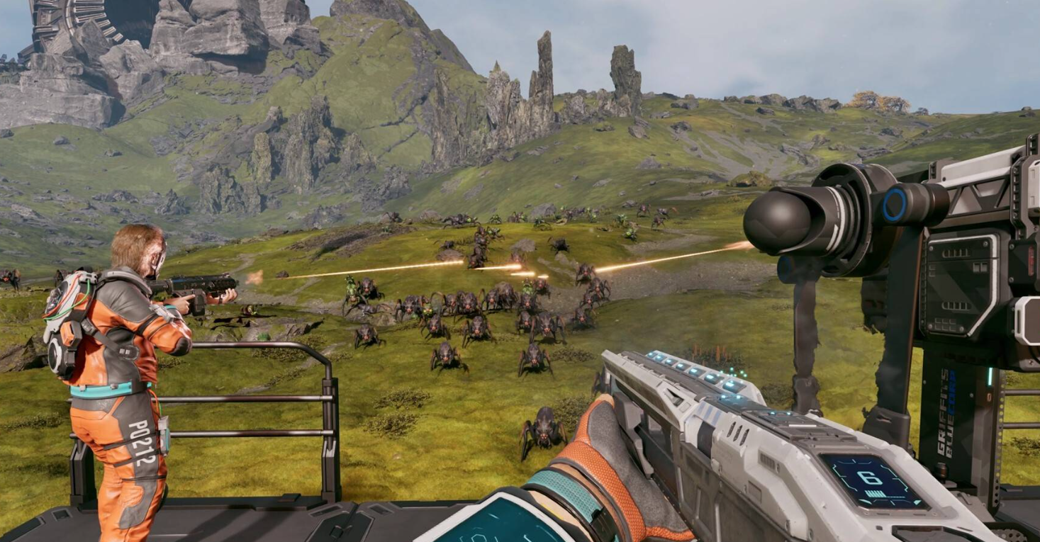 《星际裂变》游戏中的生存与基地建设场景