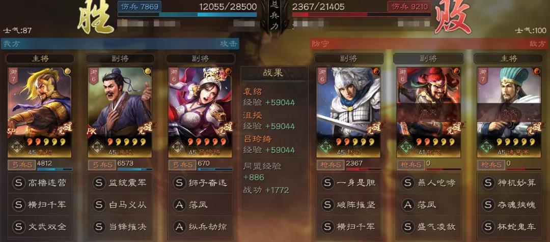 群弓阵容示意图