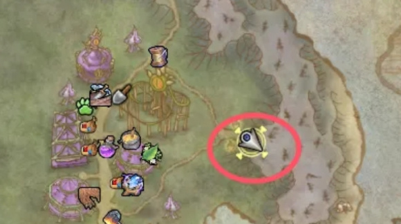 刷新位置示意图