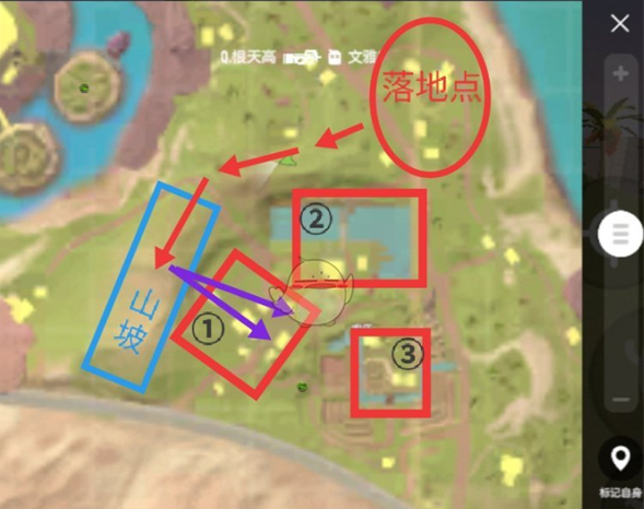 农庄区域划分示意图