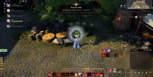 晒谷子区域灵体位置