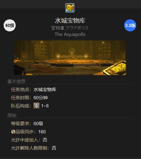 水城宝物库掉落界面