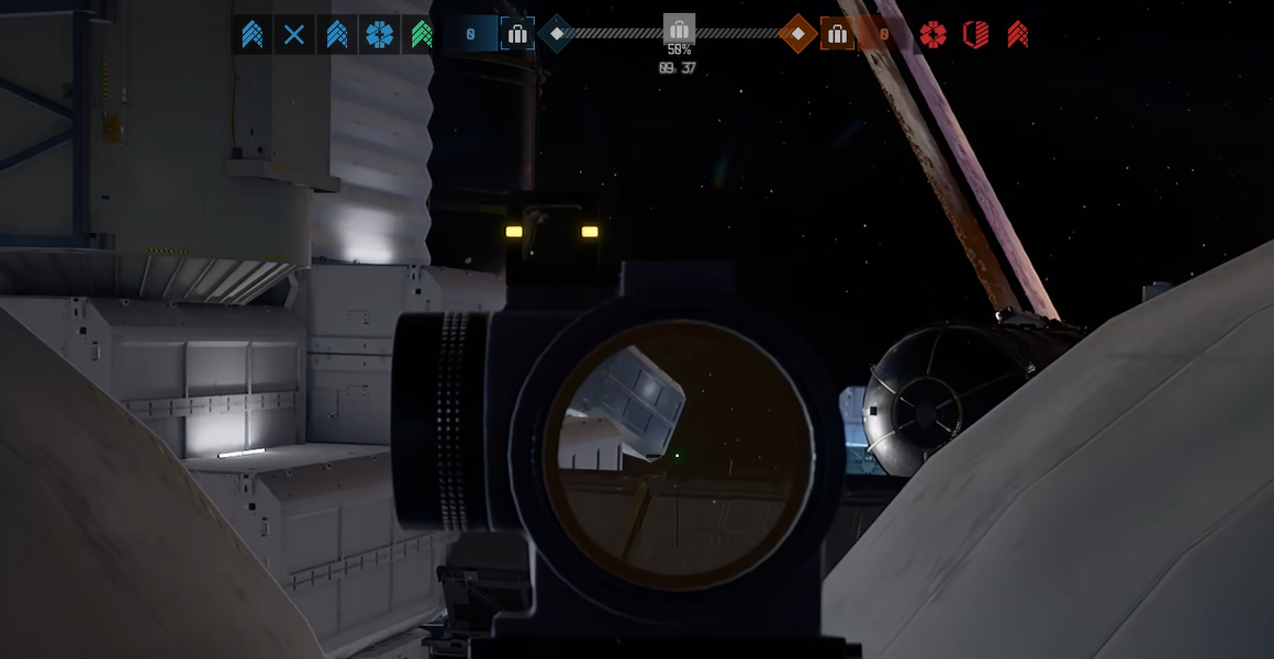 太空战斗实机画面