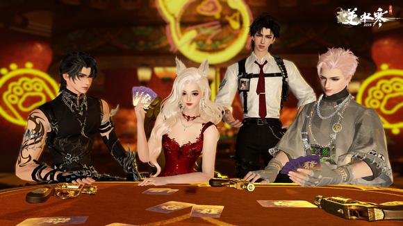 牌局对战示意图