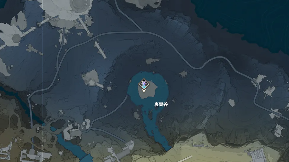 哀恸谷湖心岛位置